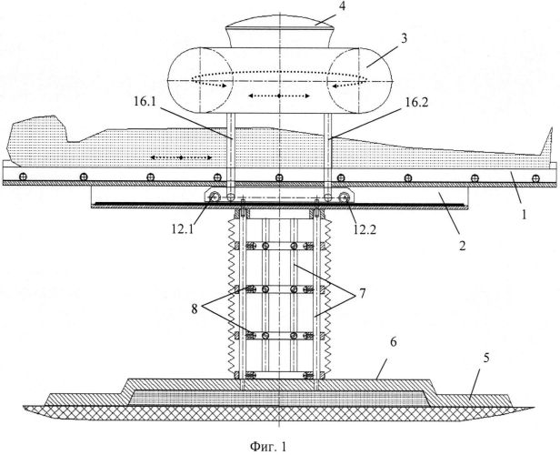 Функциональная структура опорной части медицинского стола с тороидальной хирургической робототехнической системой (вариант русской логики - версия 3) (патент 2563204)