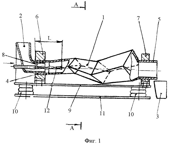 Вибрационное устройство для смешивания комбикормов (патент 2467670)