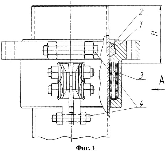 Фланец колонный разъемный (патент 2310738)