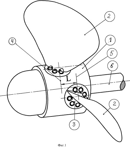 Гребной винт (патент 2504499)
