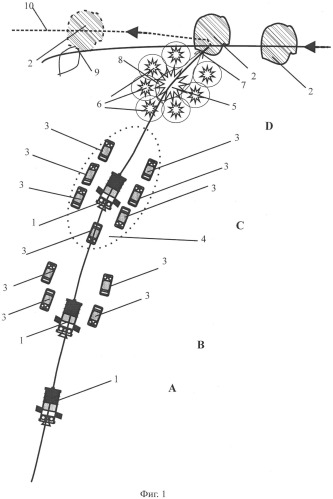 Способ газодинамического воздействия на опасное космическое тело и устройство для его реализации (патент 2546025)