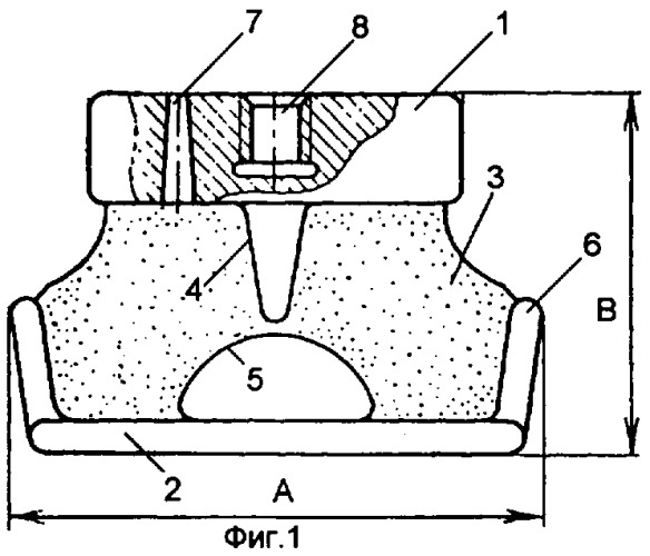 Резиновый виброизолятор арочного типа (патент 2361133)