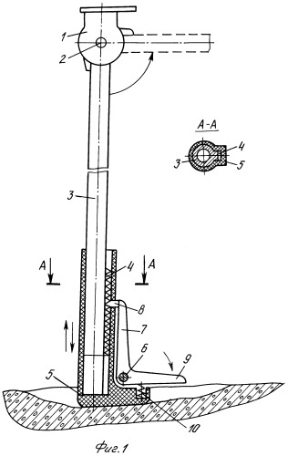 Откидная опора велосипеда (патент 2494909)