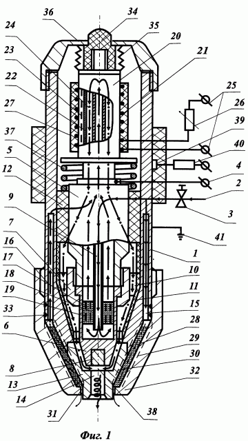 Пароводяной плазмортон (патент 2263564)