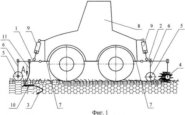 Способ борьбы с уплотнением почвы движителями сельскохозяйственных тракторов (патент 2453088)