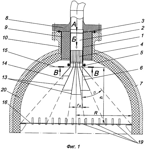 Устройство ввода и распределения сырья в реактор (патент 2345832)
