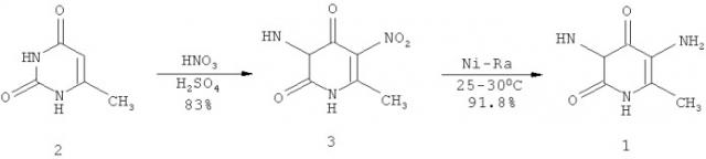 Способ получения 5-амино-6-метилурацила (патент 2417991)