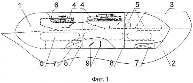 Съемная транспортно-спасательная наделка, сопрягаемая с ограждением выдвижных устройств подводного носителя (патент 2531685)