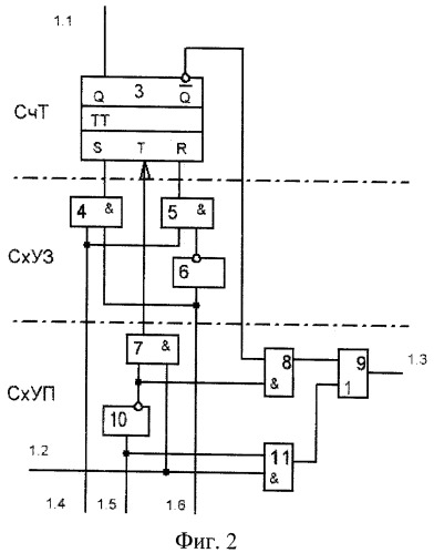 Асинхронный двоичный счетчик (патент 2452084)