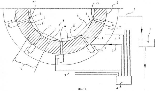 Клапан для впрыскивания масла для смазки/промывки цилиндров больших двигателей (патент 2329384)