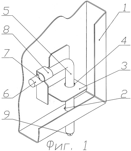 Петельный узел металлического шкафа (патент 2328584)