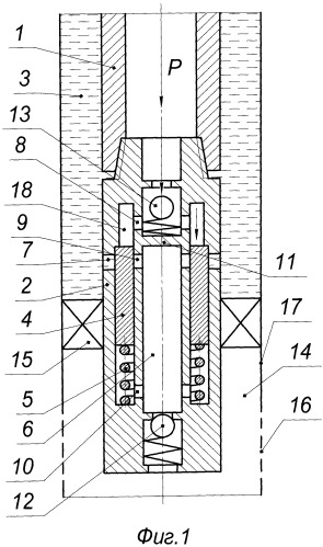 Устройство для гидроимпульсного воздействия на призабойную зону пласта (патент 2522195)