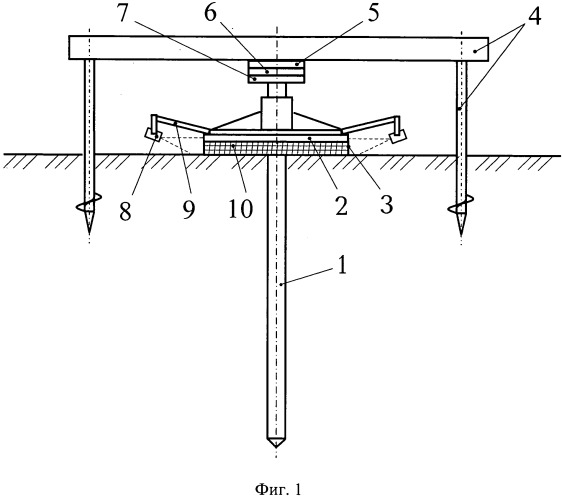 Способ испытания грунтового основания сваей с ростверком (патент 2554978)
