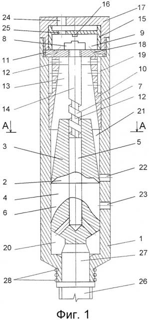 Пневматический ударный механизм (патент 2655515)