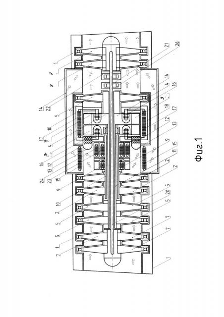 Турбореактивный двигатель с системой охлаждения двух турбин высокого давления (патент 2665823)