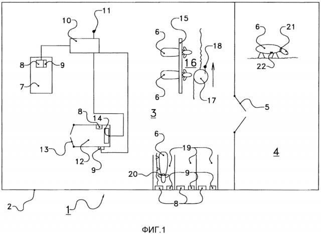 Способ и устройство для определения выбросов парниковых газов у жвачного животного (патент 2628365)