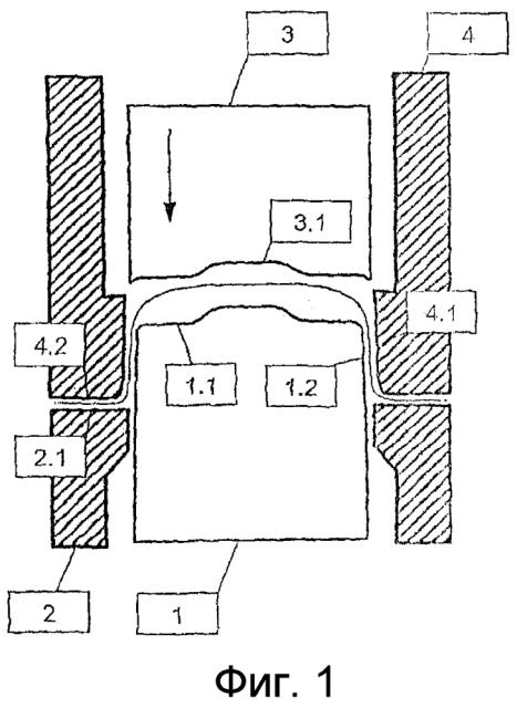 Устройство, установка и способ формования листовой металлической заготовки, и полученная таким образом деталь (патент 2634830)