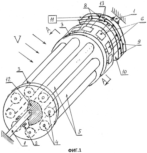 Ветродвигатель с эффектом магнуса (варианты) (патент 2526127)