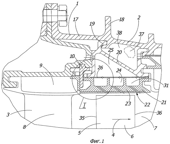 Высокотемпературная турбина газотурбинного двигателя (патент 2465466)