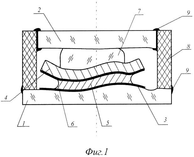 Способ получения равномерных нанозазоров между поверхностями тел (патент 2485558)