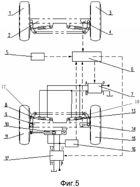 Следящая система рулевого управления многоосного автомобильного подъемного крана и многоосный автомобильный подъемный кран (патент 2596061)