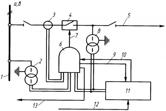 Способ управления фидерным выключателем тяговой подстанции переменного тока 27,5 кв и 2 × 27,5 кв и устройство для его реализации (патент 2317622)