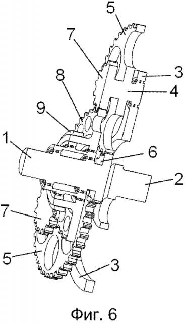 Привод для велосипеда с внутренним расположением системы взаимосвязи двух валов (патент 2637579)