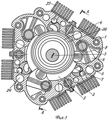 Роторный двигатель внутреннего сгорания (патент 2431751)
