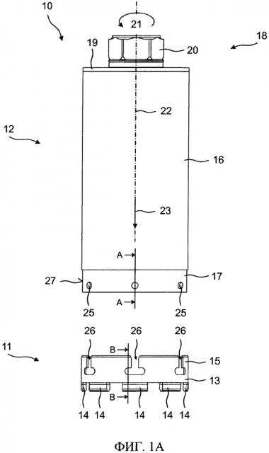 Сверлильная коронка с заменяемой режущей частью (патент 2631566)