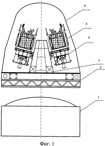 Космическая головная часть для группового запуска спутников (патент 2428358)