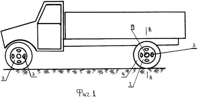 Двойное колесо грузового автомобиля (патент 2264304)