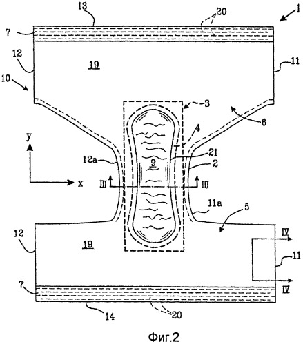 Эластичное абсорбирующее изделие и способ его изготовления (патент 2420253)