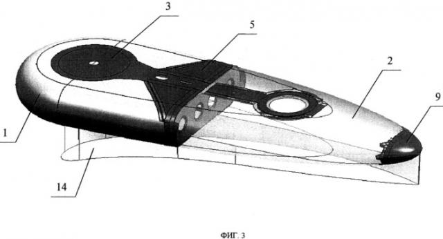 Обтекатель антенны самолёта (патент 2498928)
