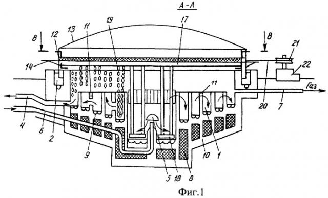 Биогазовая установка для переработки навоза (патент 2462856)