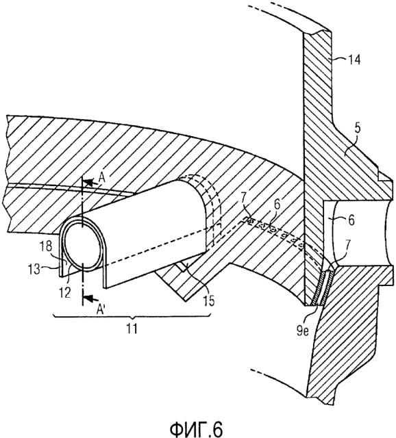 Устройство и способ для поверхностной обработки газом в шахте восстановительного реактора (патент 2618037)