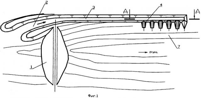 Водосброс гидротехнического сооружения (патент 2256742)