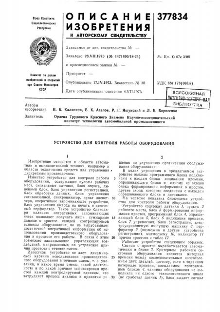 Всесоюзная пдтгнтнп-tryi-fj.tr iш1 (патент 377834)