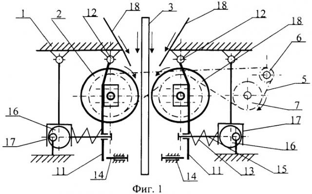 Вальцовый станок (патент 2376064)