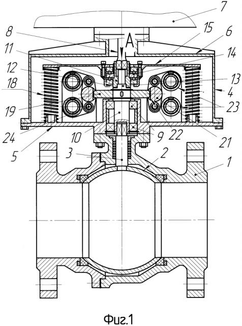 Шаровой кран (патент 2616435)