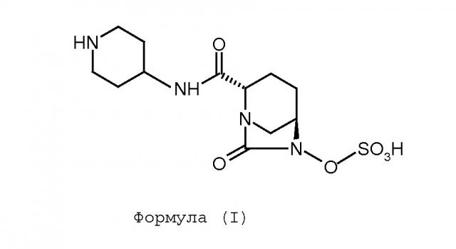 Способ получения (2s, 5r)-моно-{ [(4-аминопиперидин-4-ил)карбонил]-7-оксо-1, 6-диазабицикло[3.2.1]окт-6-ил} ового сложного эфира серной кислоты (патент 2621051)