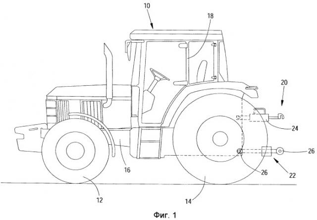 Нижняя тяга для навески трактора (патент 2415529)