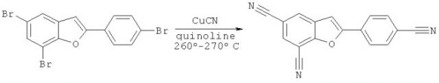 Способ получения замещенных бензофуран-5,6-дикарбонитрилов (патент 2429235)