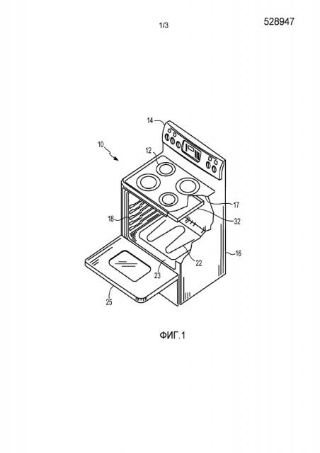 Конфорка-гриль для духового шкафа (патент 2648744)