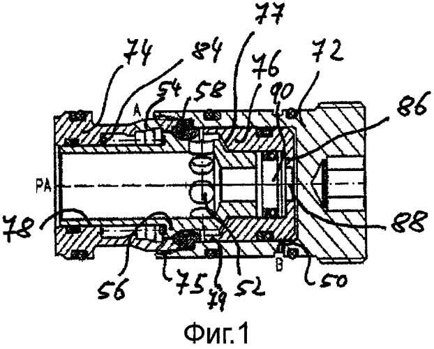 Клапанный патрон и управляемый обратный клапан (патент 2449191)