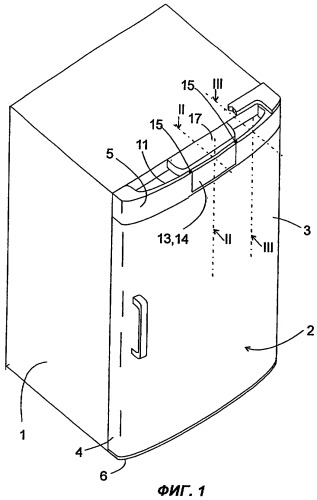 Холодильник и дверь холодильника (патент 2314467)