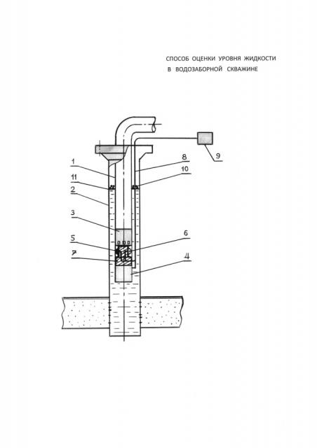 Способ оценки уровня жидкости в водозаборной скважине (патент 2623756)