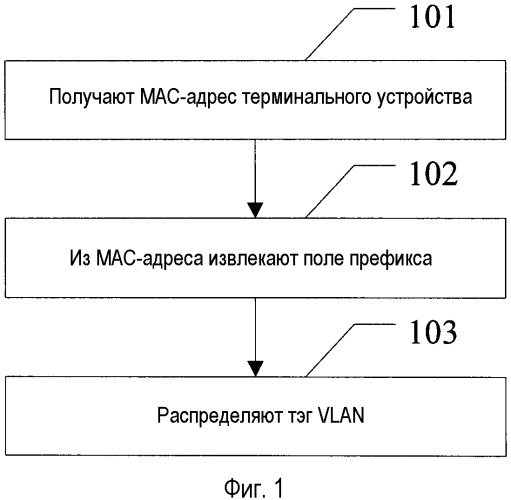 Способ и устройство для распределения виртуальной локальной сети (патент 2530250)