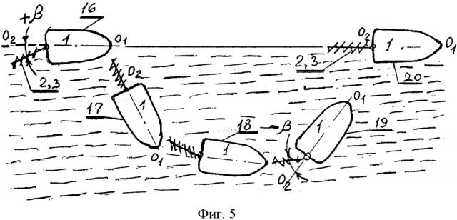 V-образно спаренный шнековый движитель для плавсредств (варианты) (патент 2613472)