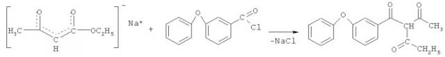 Способ получения 1-(3-феноксифенил)бутан-1,3-диона (патент 2529029)