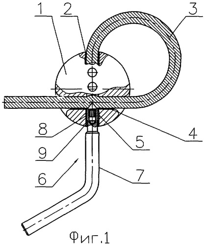 Запорно-пломбировочное устройство с закруткой (патент 2291940)